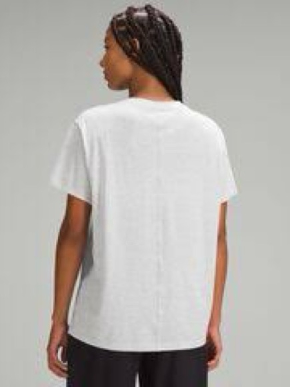 Lululemon All Yours Cotton Tee in Heather Grey Size 8